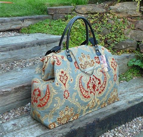 how to sew a vintage carpet bag purse replica|make your own carpet bag.